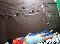 Ghost fucks couple in stigmatized bed