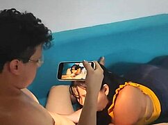 The step-nephew relentlessly fucks his aunt's wife in a heated family betrayal.