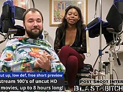 minnie rose takes cum blast after blowjob