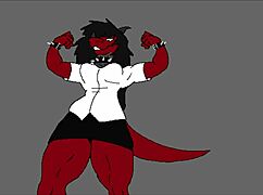 hey, check out wendy building those muscles in this growth video 💪🏋️‍♀️