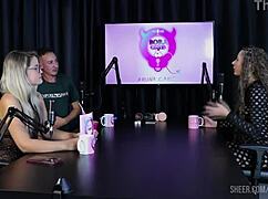 Jujube Delicia's INTENSE Bora Cast Compilation with Bruna Carlos - Part 1 on Sheer Red