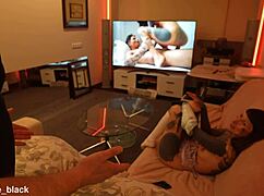 She behaves badly for stepfather punishment.