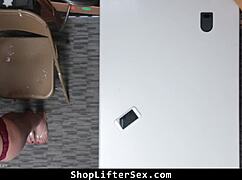 TEEN WAS APPREHENDED UNDER SUSPICION OF SHOPLIFTING - SHOPLIFTERSEX