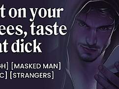 Fucked a slut at a halloween party masked man fucked a stranger sloppy blowjob asmr 😈