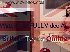 Amazing Collared British 18-Year-Old Gets Fucked Hard In The Kitchen!