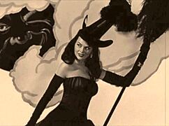 Vintage halloween antique retro collection