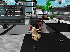 Having rough public sex in the square with a prostitute friend 😈