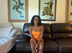 Sascha Stages Interracial First Casting Video!