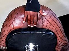 Ebony Anal - Ghetto Barbie Skipped Class To Get Fucked In The Ass On Stool