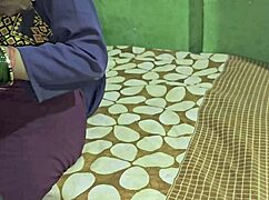 the girlfriend and her indian boyfriend are spending quality time together in their private home