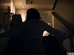 paranoid wife suspects the teen babysitter with big tits