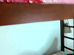 Horny Roommate Climbs Onto My Dick In Bed