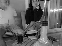 real cheating best friend roughly fucks his wife's ass