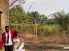 Ex girlfriend wedding outdoor fuck