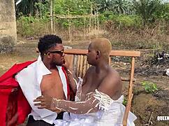 Ex girlfriend wedding outdoor fuck