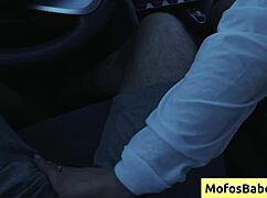 Sexy Asian Hottie Plays With Her Natural Big Boobs In The Car In Front Of Her Friend Tomie Tang Charles Dera