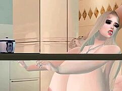 Is this delicious big-titted woman with giant ass getting fucked?