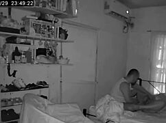 Spying on amateur couple having great sex.