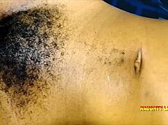 Does The Naughty Latina Masturbate And Finger Her Hairy Pussy Alone At Home?