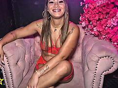 husband cuckold takes his wife to get fucked in the alps with a friend