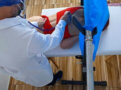 in the hospital, a redhead nurse gets hardcore fucked by her doctor at work