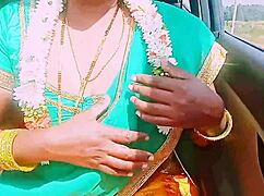 Car sex desi housewife tries fucking unknown person with car romance telugu dirty talks 😏