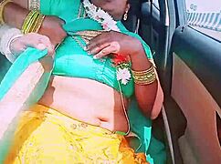 Car sex desi housewife tries fucking unknown person with car romance telugu dirty talks 😏
