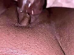 Want to see this ebony milf cream cum?