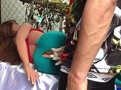 Did you lie about giving ass? Arm in ass with sex toy sex doll