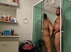 madrasta fucks stepson and gets cum facial