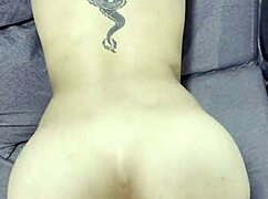 Teen rides brother's cock hard, then he pounds her pussy doggy style in this amateur contrast.