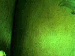 Black fat ass with tattoo on display