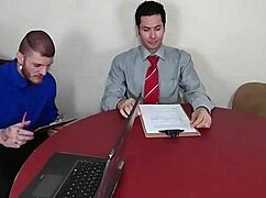 Office gone mad with slutty trailer banging and orgasms