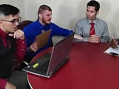 Office gone mad with slutty trailer banging and orgasms