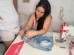 Hey, the married seamstress leaves her client with a hard cock