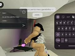 Femboy me chamou para o quarto para fazer sexo difícil - brookhaven.