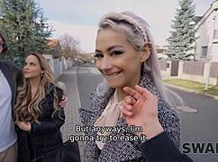 swap4k from the street to bed fucked a large-breasted jennifer mendez and left her boyfriend humiliated