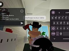 Femboy me chamou para o quarto para fazer sexo difícil - brookhaven.