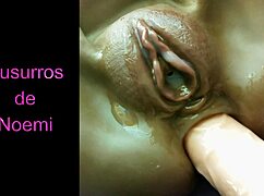 Coño Gordito Disfrutando De Una Buena Polla, creampie dildo masturbation orgasm shaved pussy.