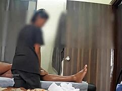 Hidden cam caught happy ending massage