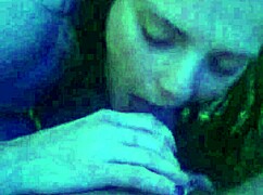 in this amateur video, a small cute 18+ chick swallows a dick completely