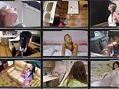 freshman gets mandatory hitachi orgasm from nurse