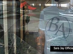 sara jay enjoys a hardcore workout session with king noire