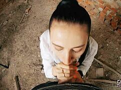 Pov teen discovers abandoned building secrets