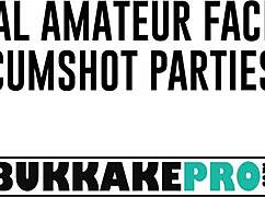 Housewife Gets Mouth Stuffed With Jizz-Loaded Cocks In Amateur Group Scene