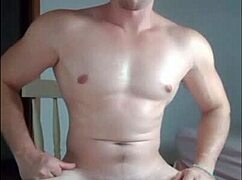 saymon fucks deliciously his sweet dick in the tasty one and shows off in the strip!