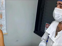 Young Redhead Visits Gynecologist For Intimate Massage