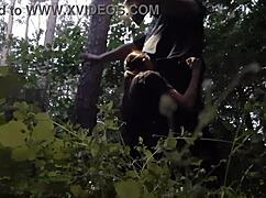 I FUCK MY STEPSISTER IN THE MOUTH IN THE WOODS SO HER BOYFRIEND DOESNT CATCH US