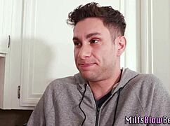 Busty Milf Blows Dick