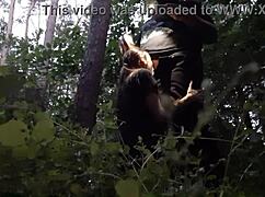 I FUCK MY STEPSISTER IN THE MOUTH IN THE WOODS SO HER BOYFRIEND DOESNT CATCH US